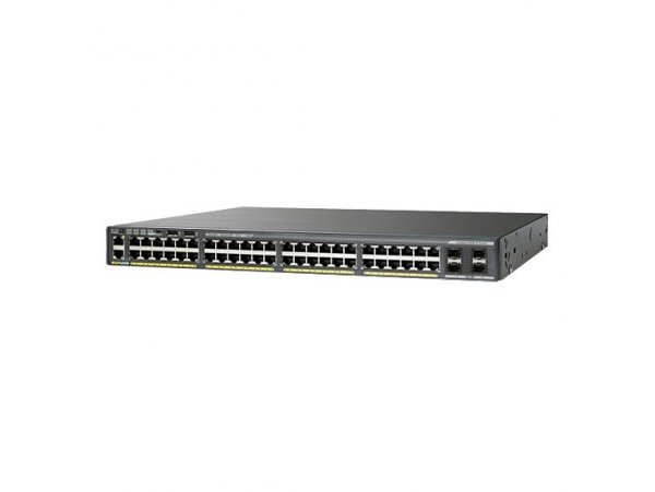 Cisco Catalyst 2960-X 48 GigE PoE 740W, 4 x 1G SFP, LAN Base, WS-C2960X-48FPS-L